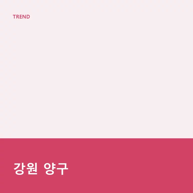 강원 양구 여행 코스와 DMZ 관광 주의사항 가이드