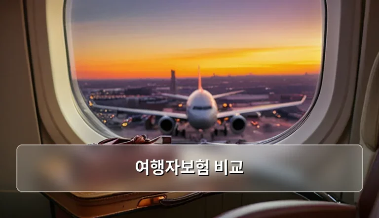 해외여행 전 꼼꼼하게 챙기는 여행자보험 비교 가이드